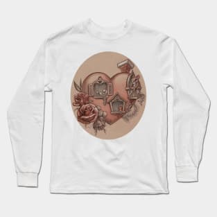 SpringCleaning in the Heart House Long Sleeve T-Shirt